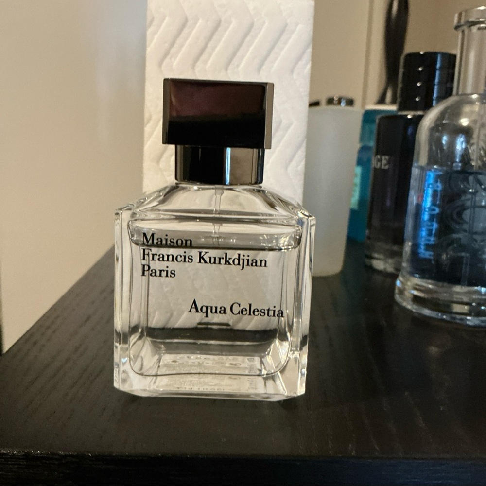 Maison Francis Kurkdjian Clear Glass Bottle with Black Cap